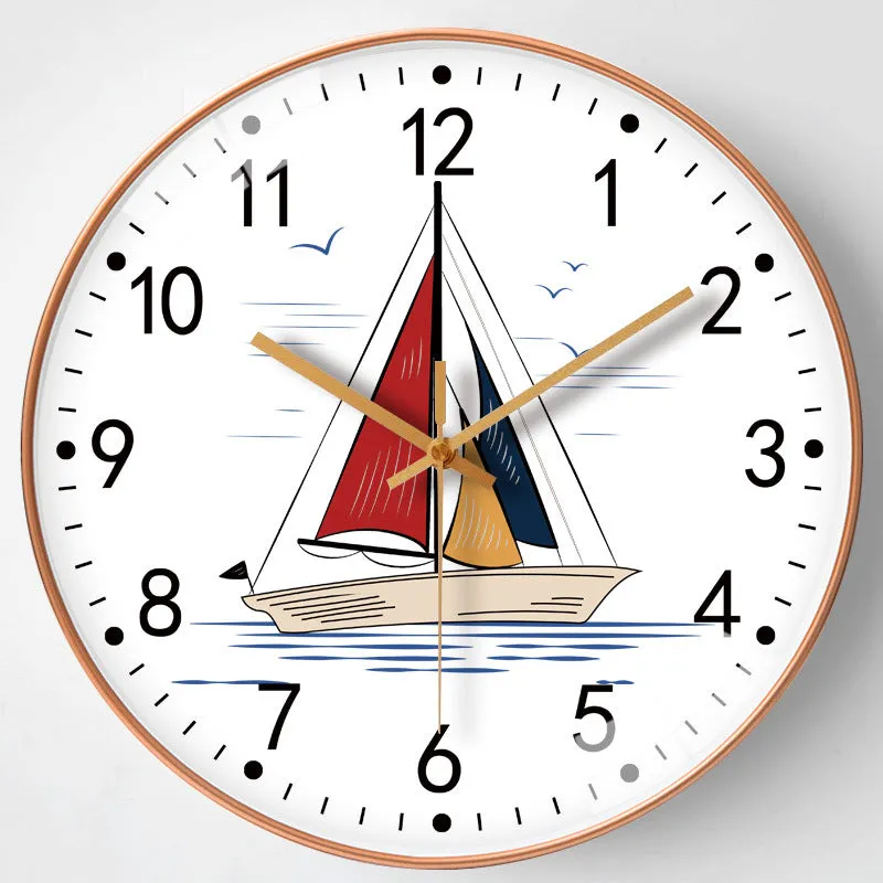 8-Inch Minimalist Silent Wall Clock