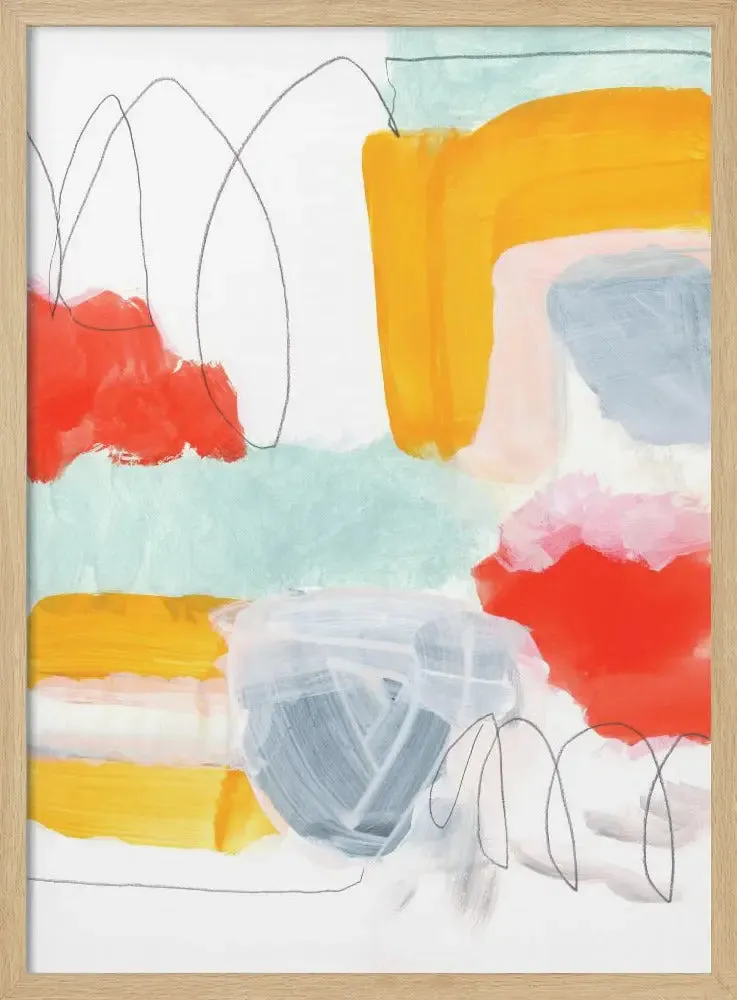 Abstract Painting XVI - Stretched Canvas, Poster or Fine Art Print