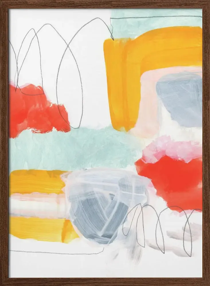 Abstract Painting XVI - Stretched Canvas, Poster or Fine Art Print