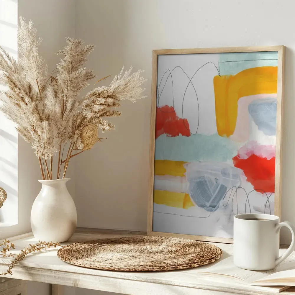 Abstract Painting XVI - Stretched Canvas, Poster or Fine Art Print