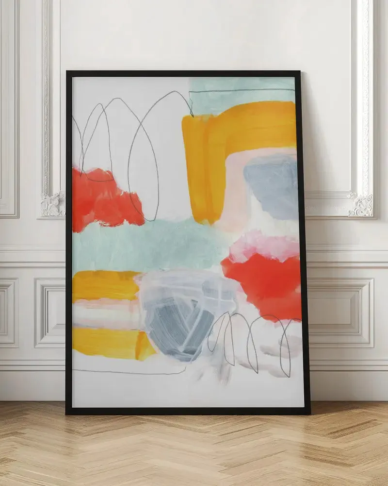 Abstract Painting XVI - Stretched Canvas, Poster or Fine Art Print