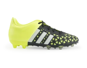 adidas Kids ACE 15.1 FG/AG Black/Night Metallic/Solar Yellow