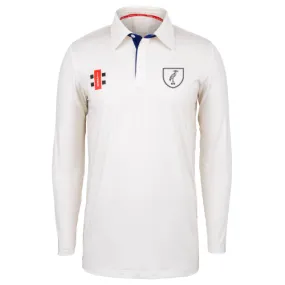 Alrewas cc Adult's Ivory / Navy Pro Performance Shirt Long Sleeve