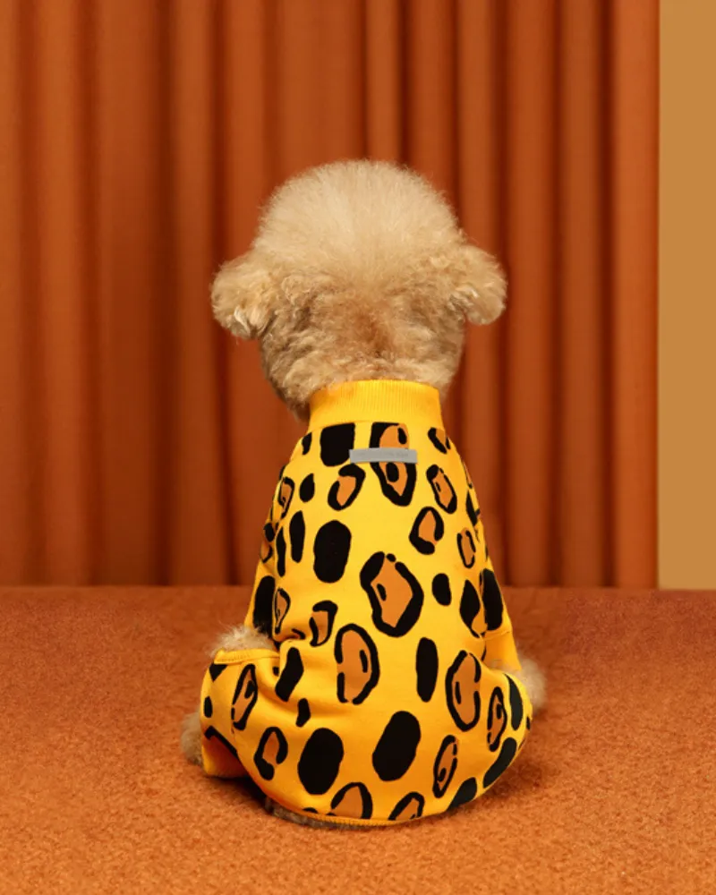 Animal Print Dog Onesie (FINAL SALE)