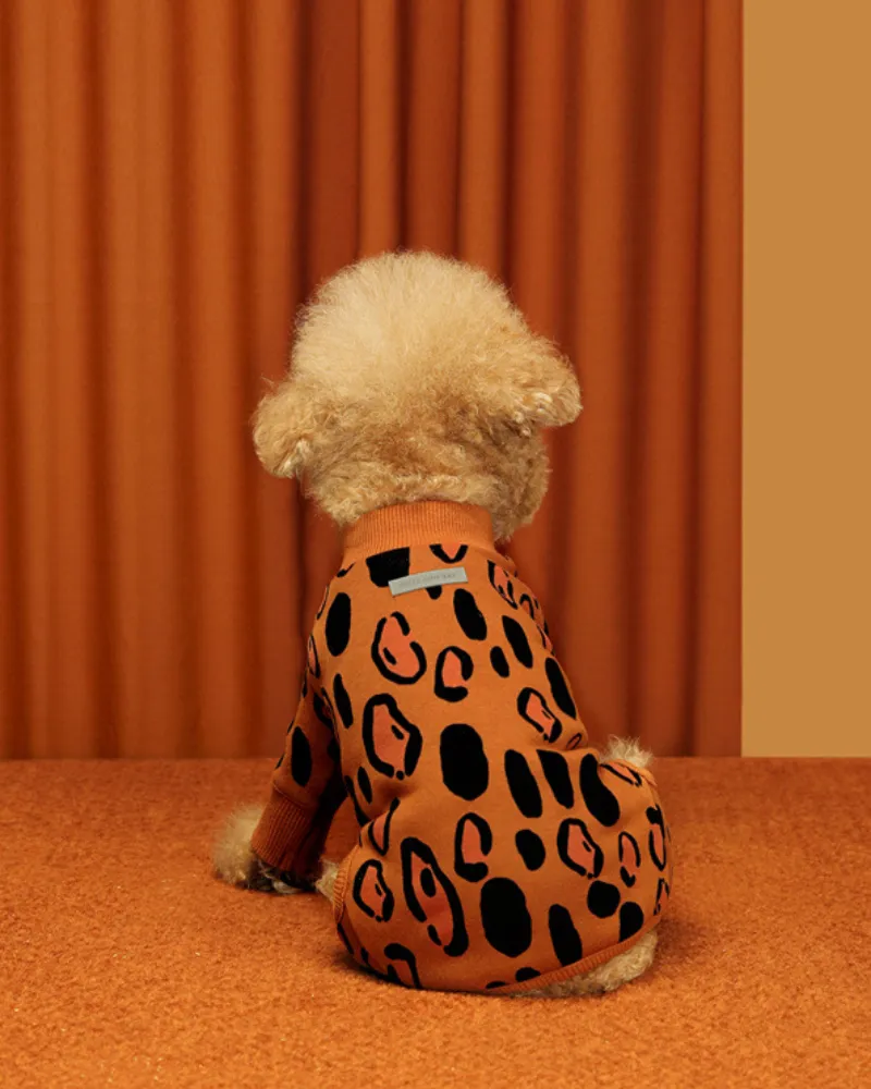 Animal Print Dog Onesie (FINAL SALE)
