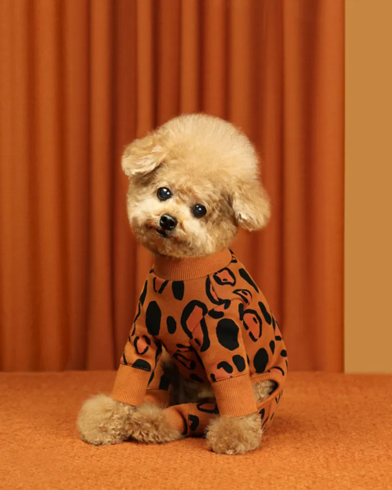 Animal Print Dog Onesie (FINAL SALE)