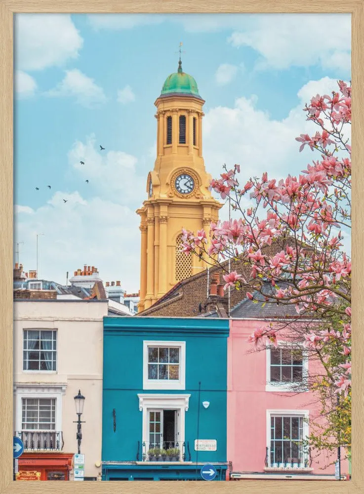 April in London - Stretched Canvas, Poster or Fine Art Print