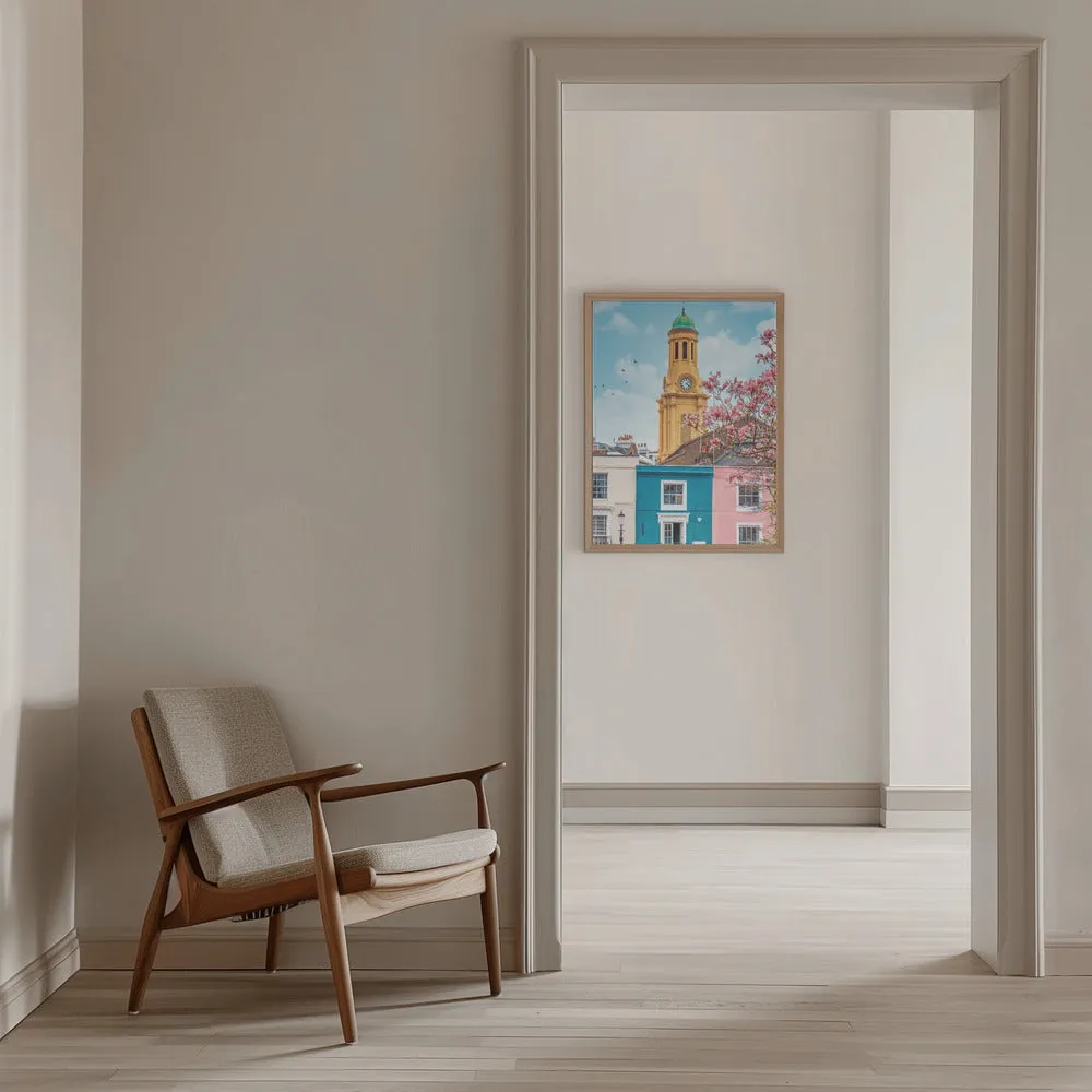 April in London - Stretched Canvas, Poster or Fine Art Print