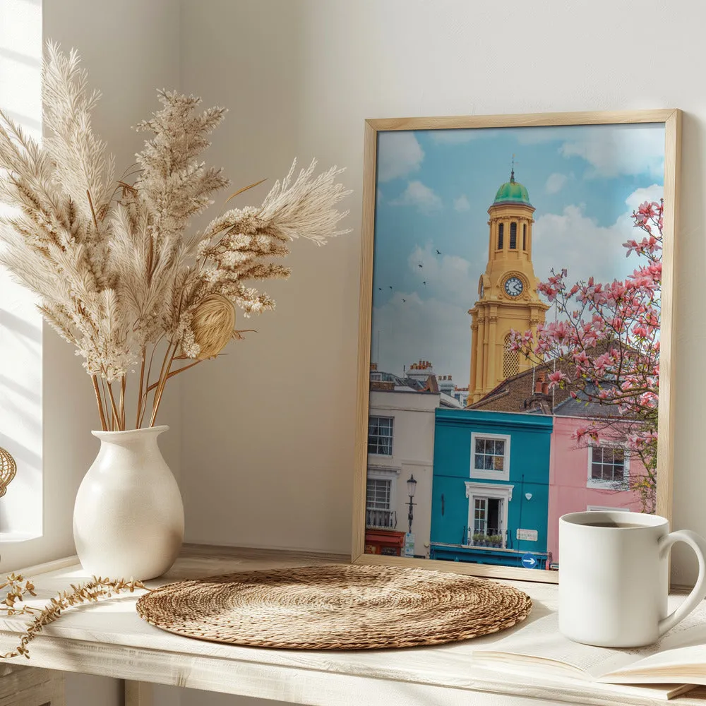April in London - Stretched Canvas, Poster or Fine Art Print
