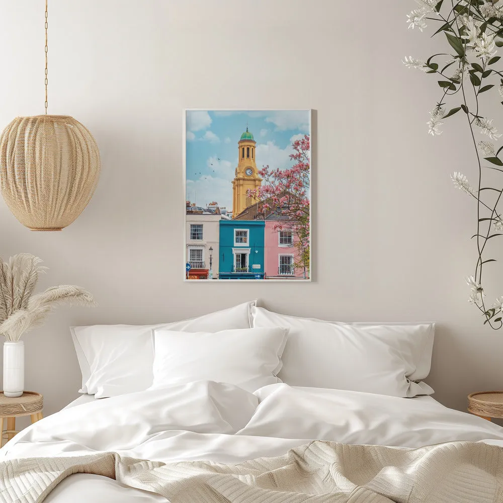 April in London - Stretched Canvas, Poster or Fine Art Print