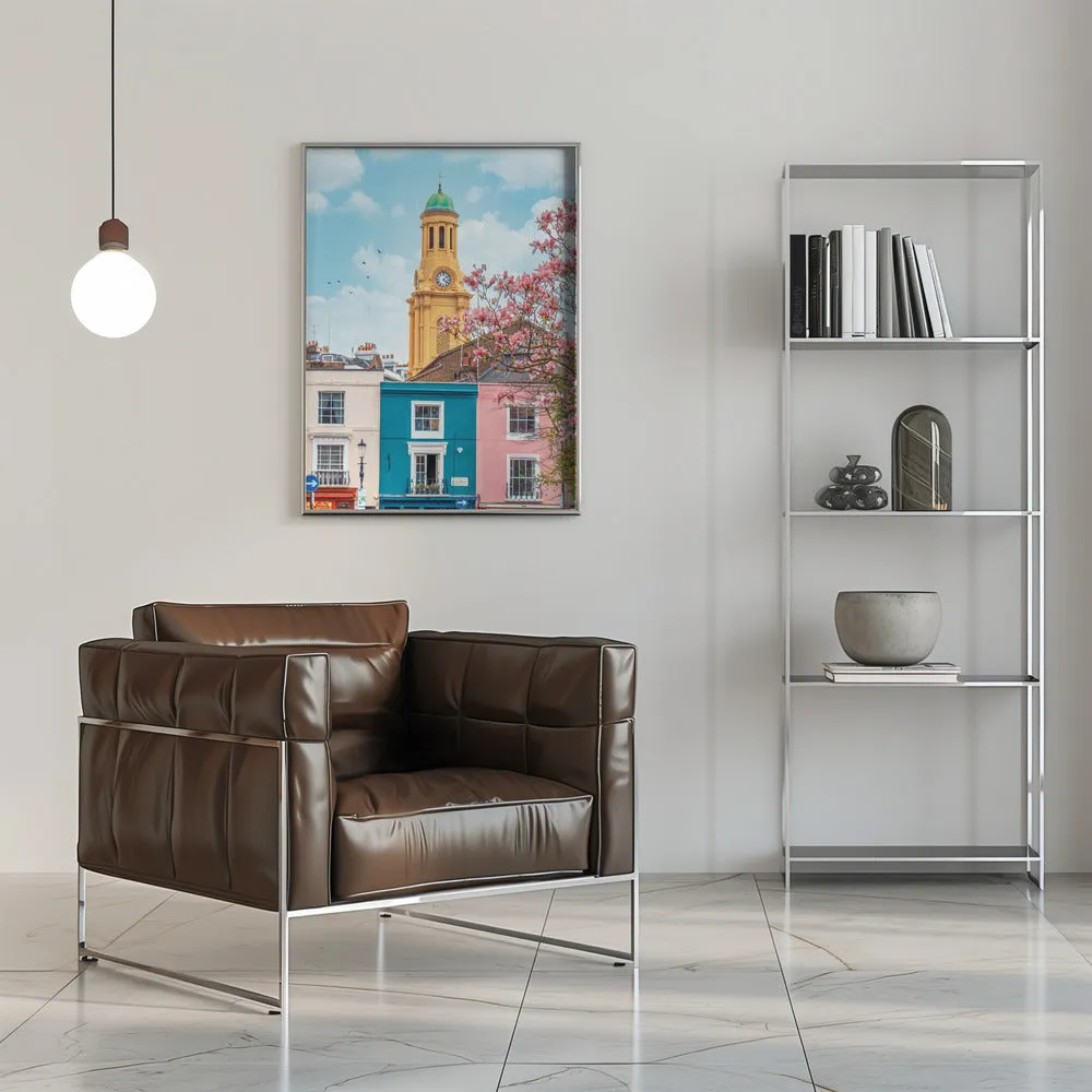 April in London - Stretched Canvas, Poster or Fine Art Print