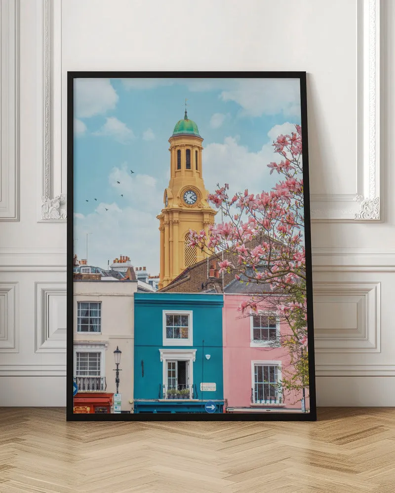 April in London - Stretched Canvas, Poster or Fine Art Print