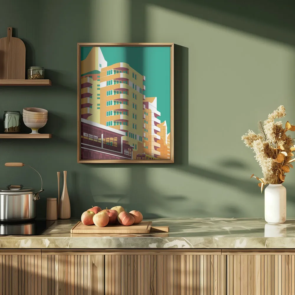 Berlin Kreuzberg - Stretched Canvas, Poster or Fine Art Print