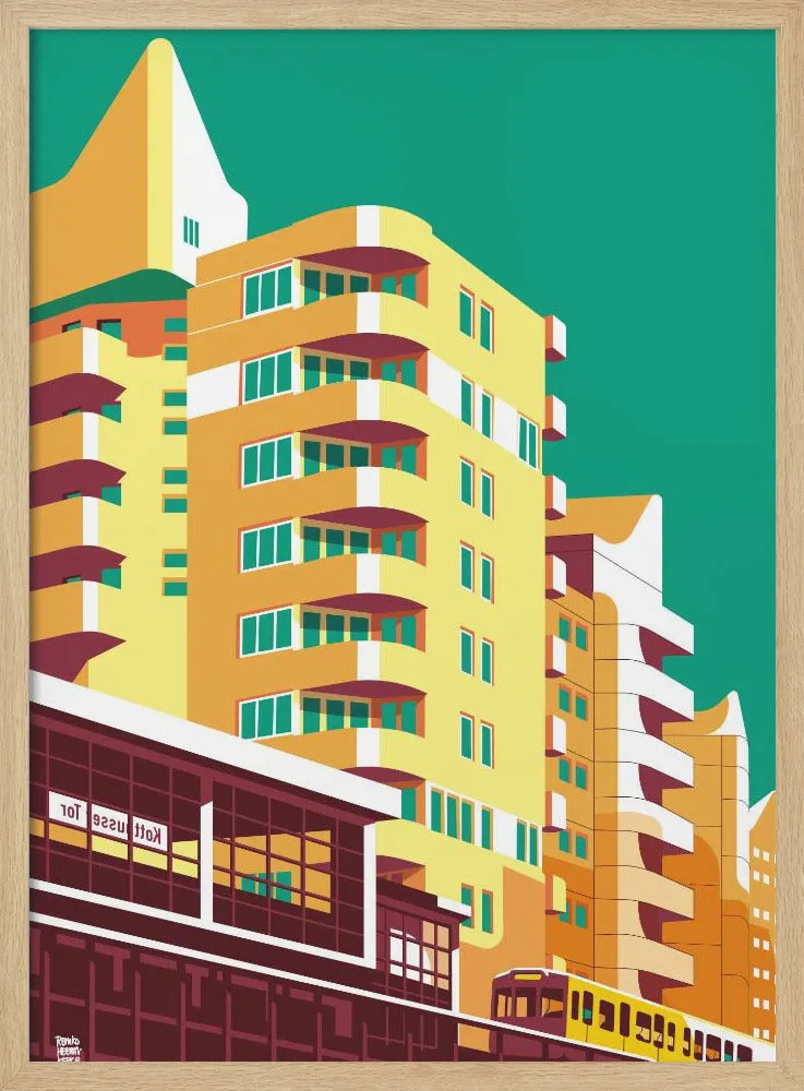 Berlin Kreuzberg - Stretched Canvas, Poster or Fine Art Print