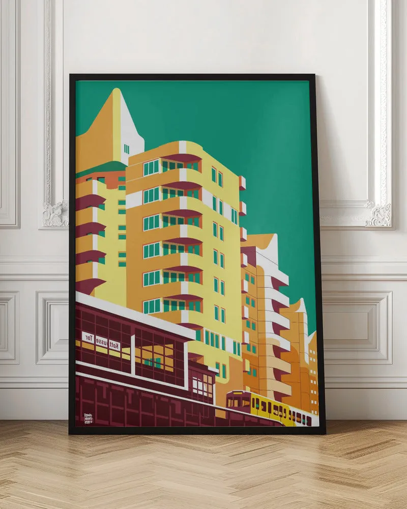 Berlin Kreuzberg - Stretched Canvas, Poster or Fine Art Print