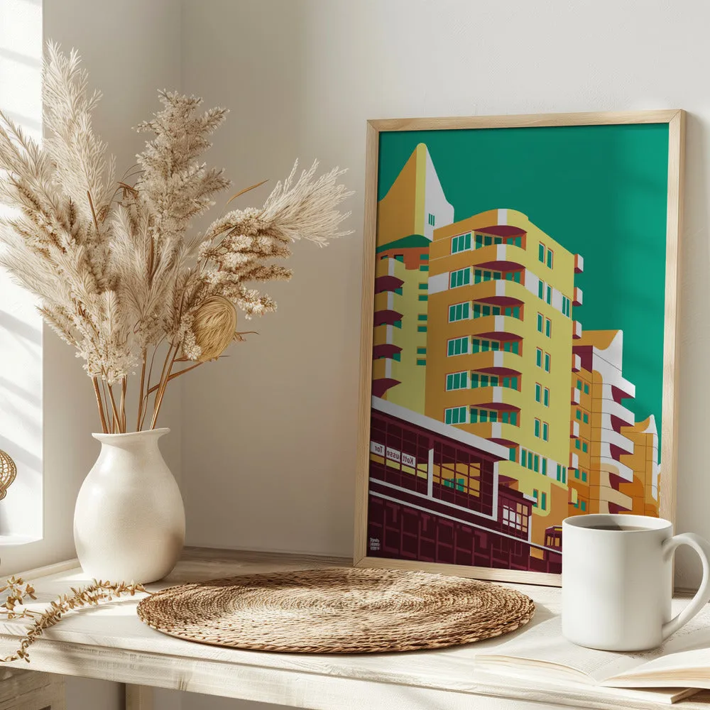 Berlin Kreuzberg - Stretched Canvas, Poster or Fine Art Print
