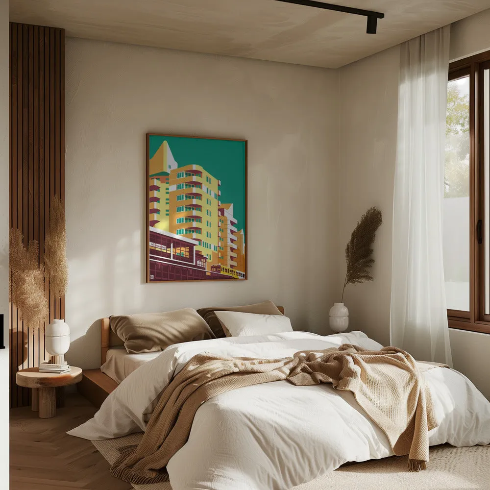 Berlin Kreuzberg - Stretched Canvas, Poster or Fine Art Print