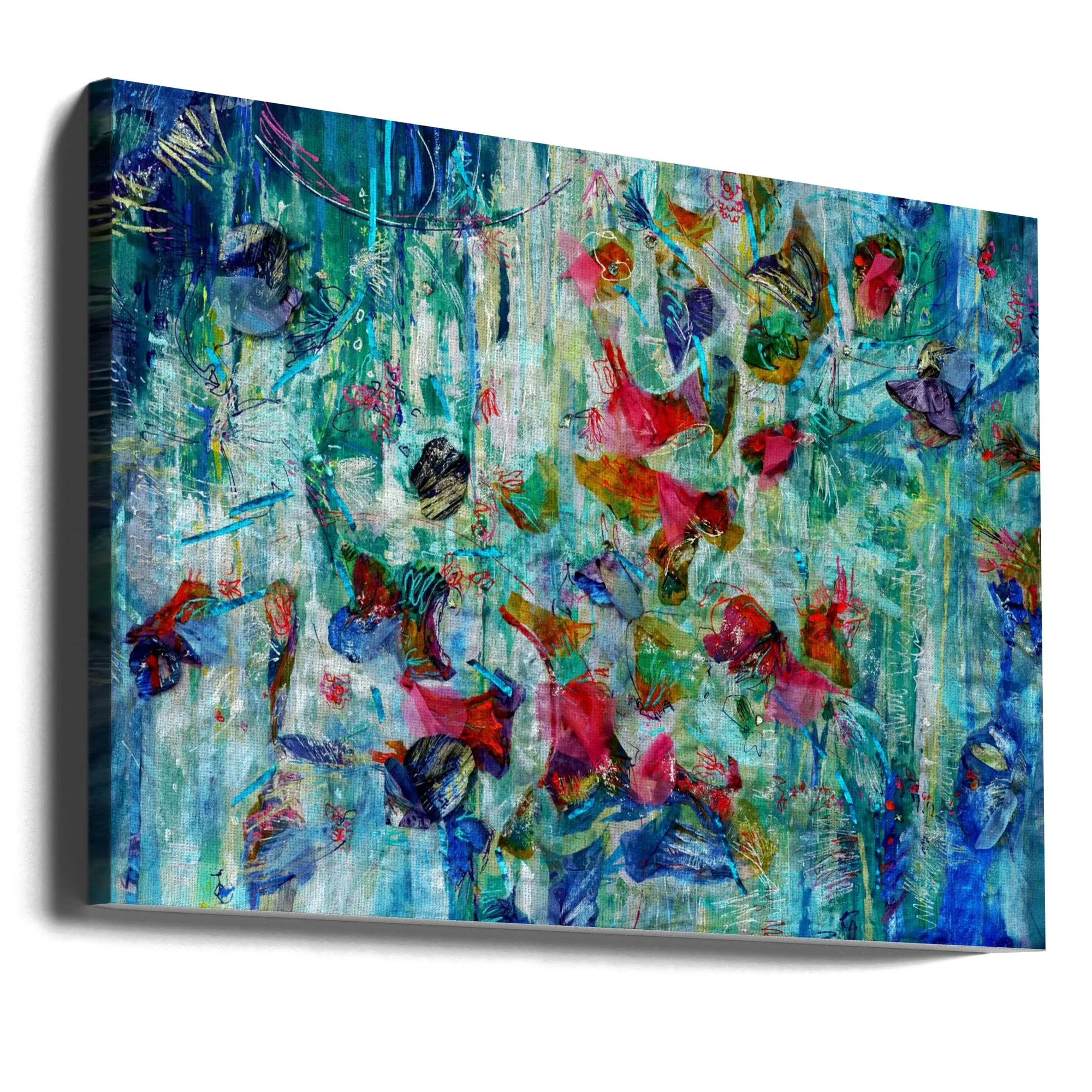 Bloom Shimmer Park - Stretched Canvas, Poster or Fine Art Print
