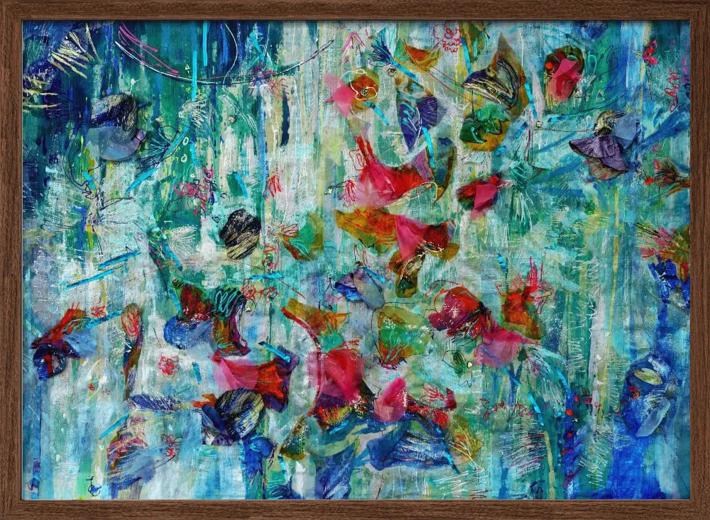 Bloom Shimmer Park - Stretched Canvas, Poster or Fine Art Print