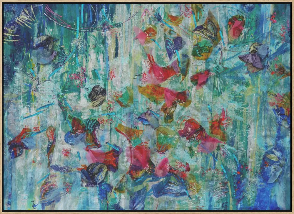 Bloom Shimmer Park - Stretched Canvas, Poster or Fine Art Print