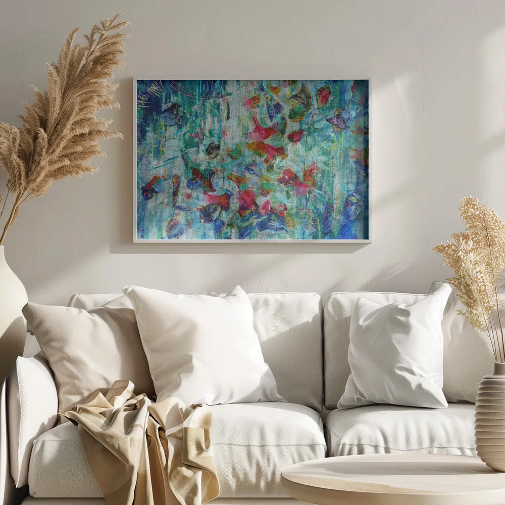 Bloom Shimmer Park - Stretched Canvas, Poster or Fine Art Print