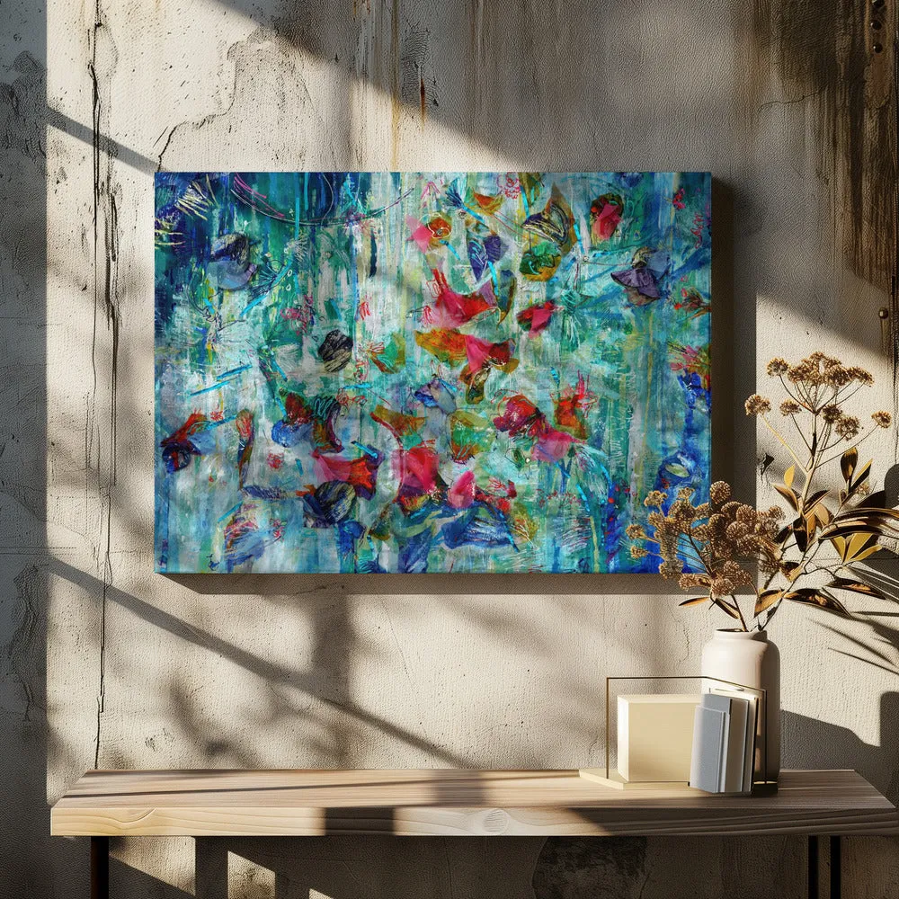 Bloom Shimmer Park - Stretched Canvas, Poster or Fine Art Print