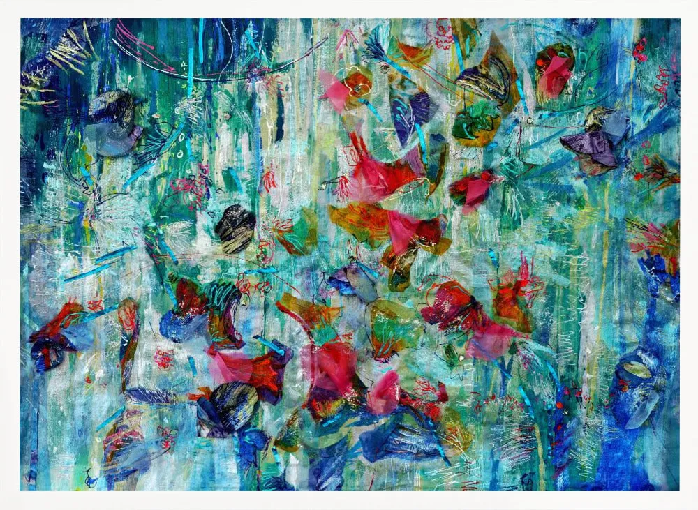 Bloom Shimmer Park - Stretched Canvas, Poster or Fine Art Print