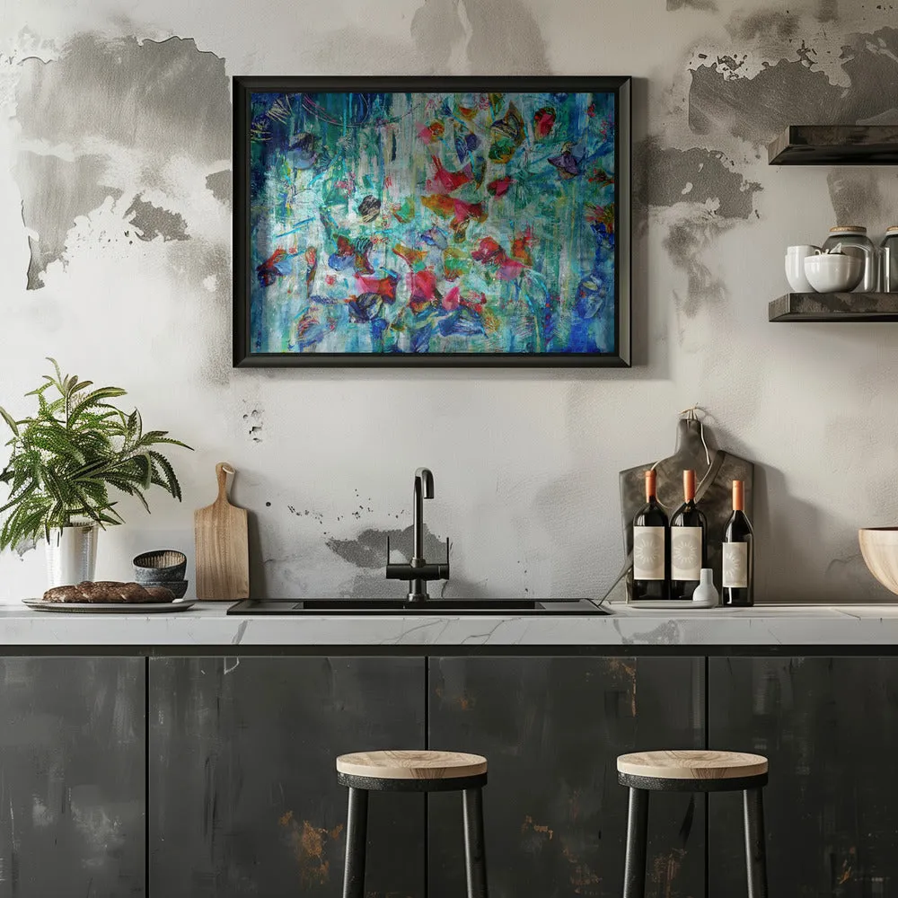 Bloom Shimmer Park - Stretched Canvas, Poster or Fine Art Print
