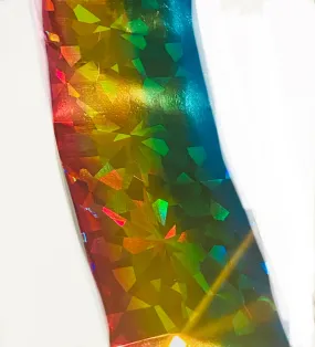 Blue to Red Rainbow Shred Foil #80
