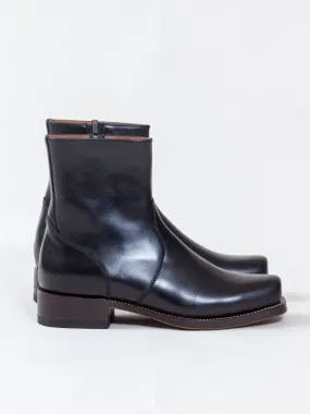 Bright Shoemakers, Square Cuban Chelsea, Black