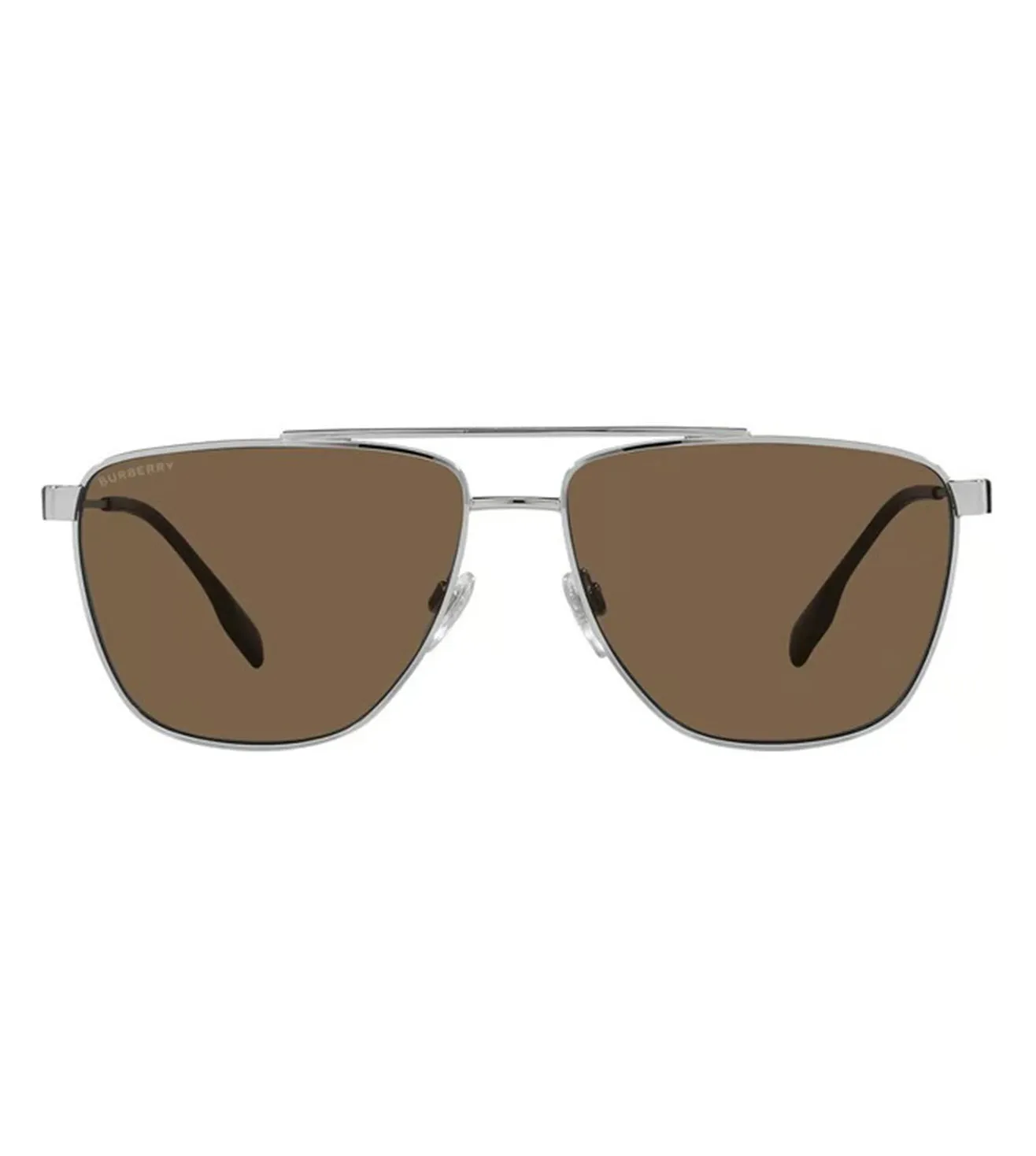 Burberry Men Brown Aviator Sunglasses