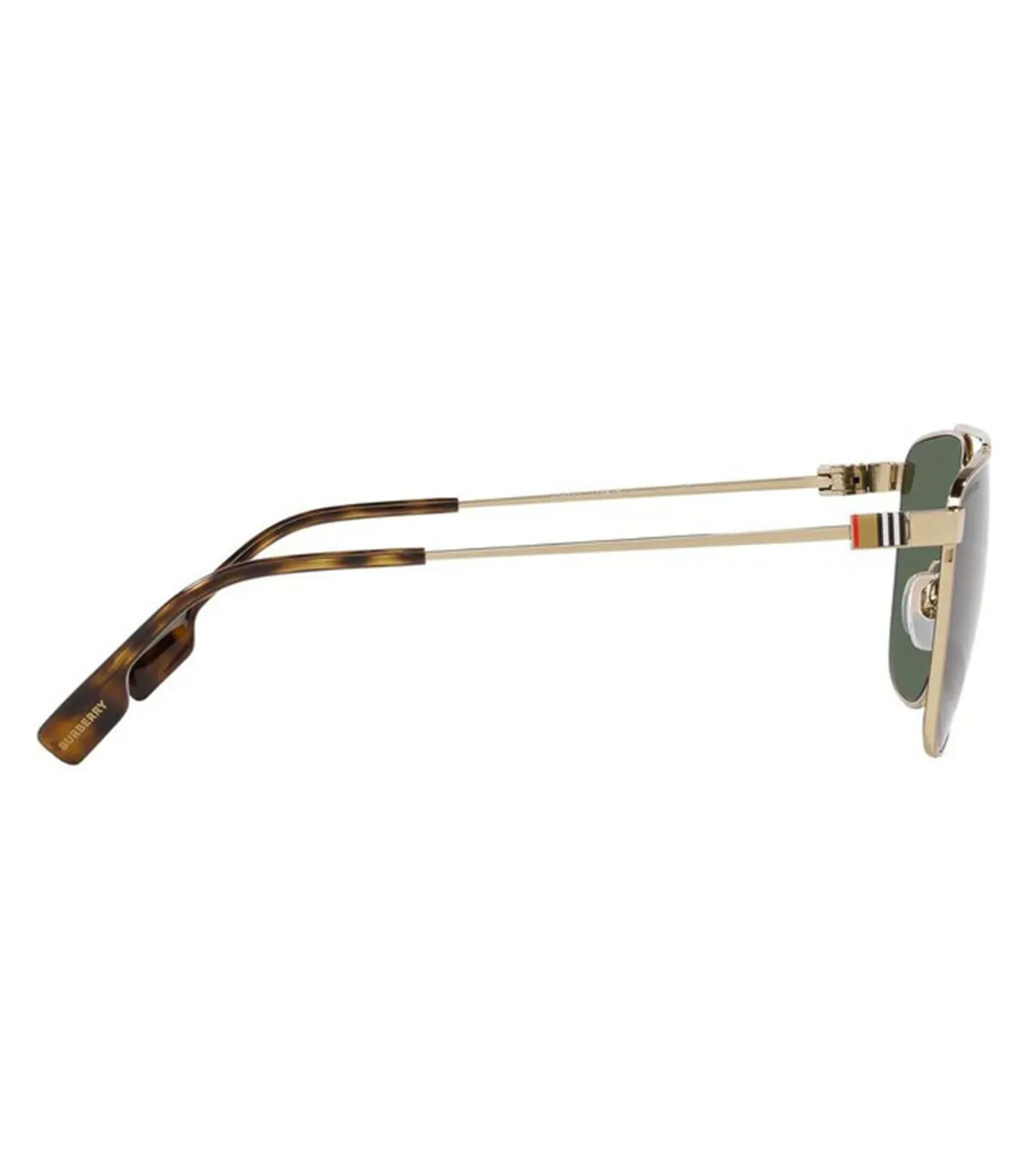 Burberry Men Green Aviator Sunglasses