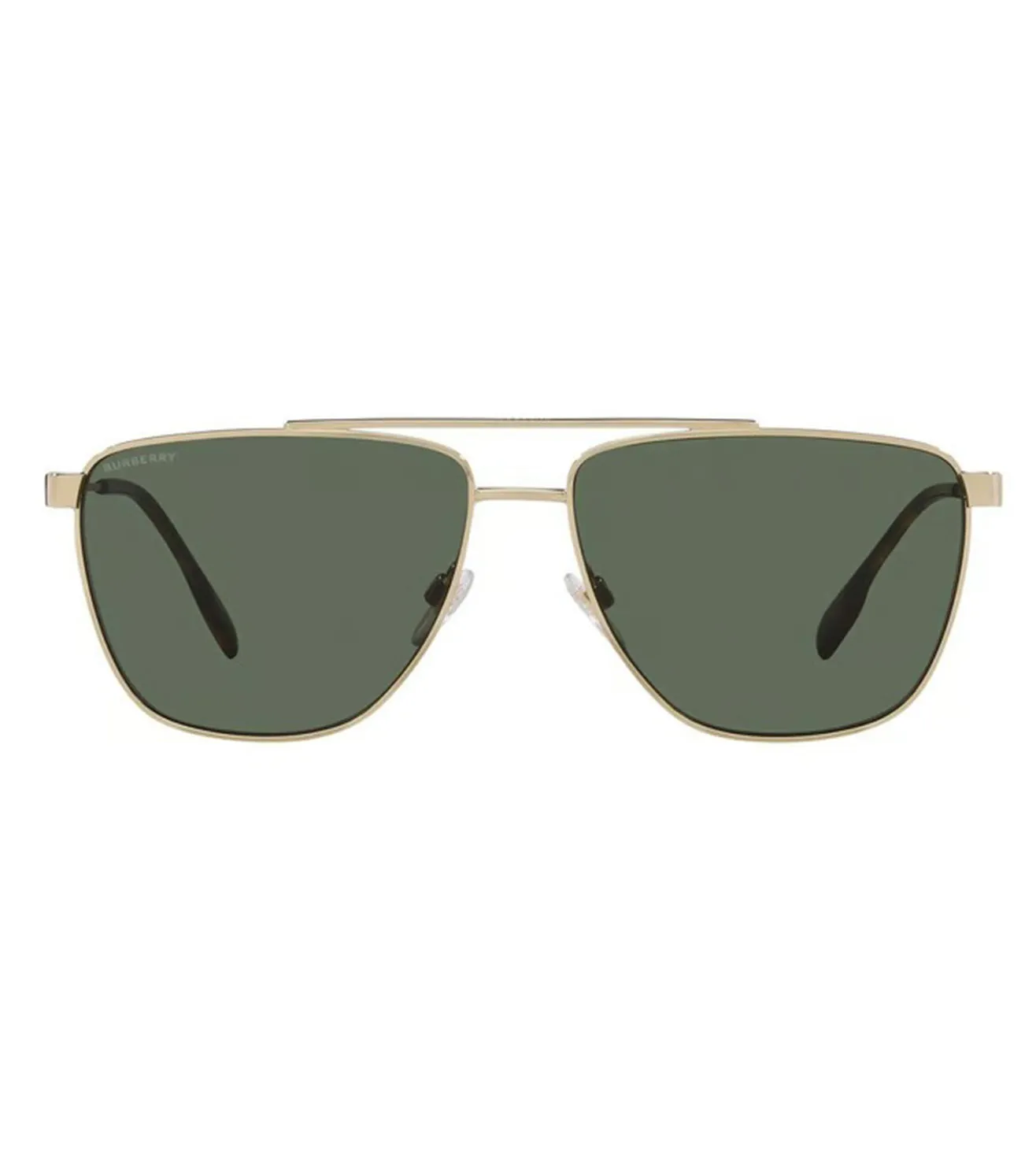 Burberry Men Green Aviator Sunglasses