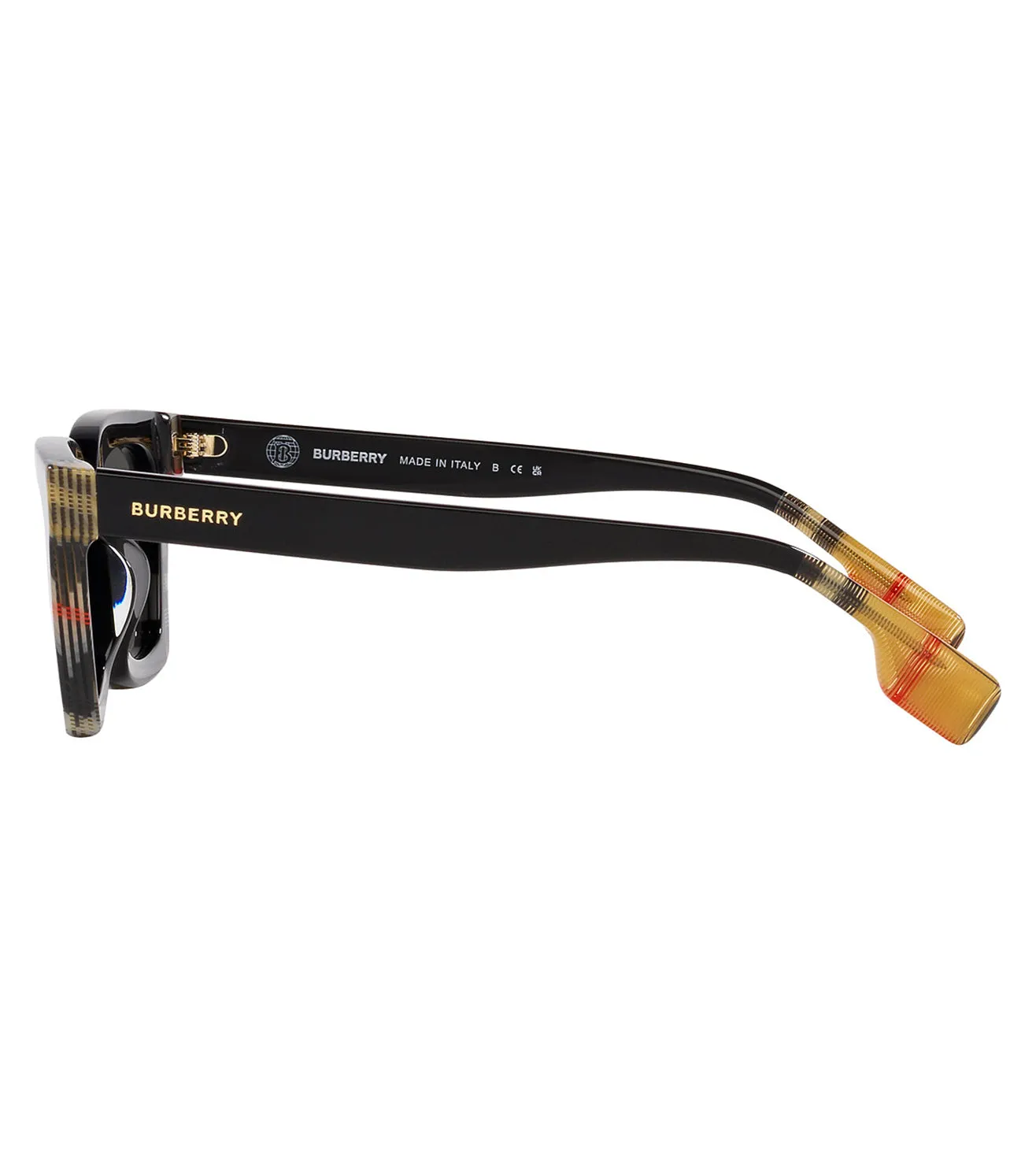 Burberry Women's Dark Grey Cat-eye Sunglasses