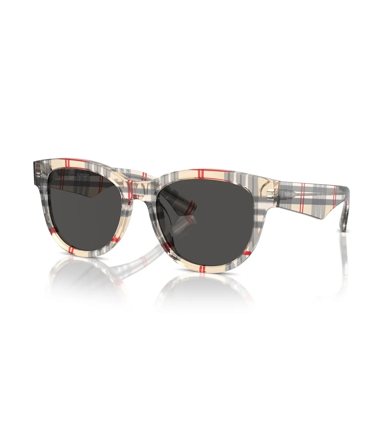 Burberry Women's Grey Cat-Eye Sunglasses