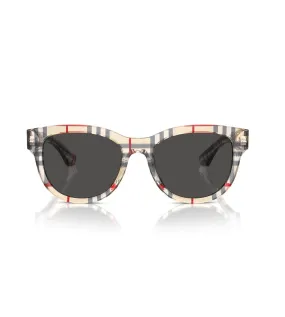 Burberry Women's Grey Cat-Eye Sunglasses