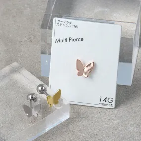 Butterfly Barbell Earring