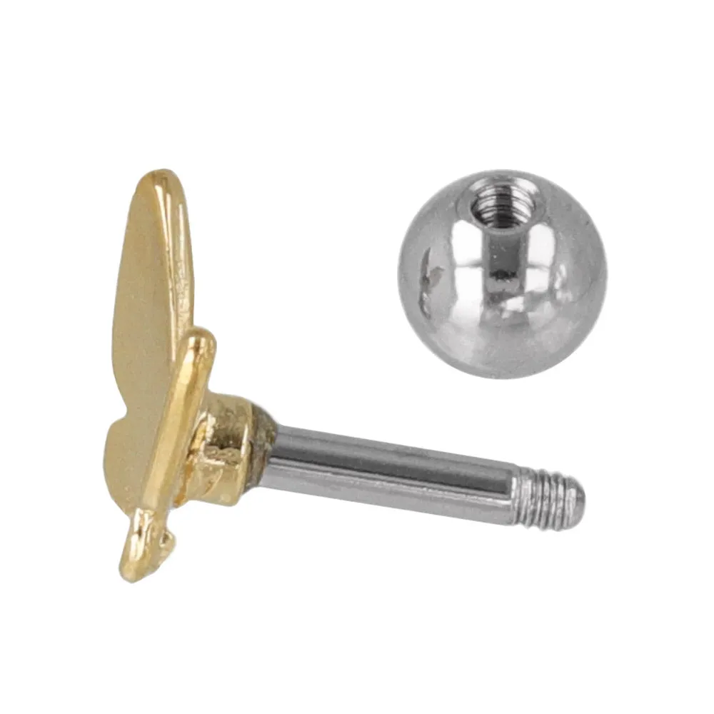Butterfly Barbell Earring
