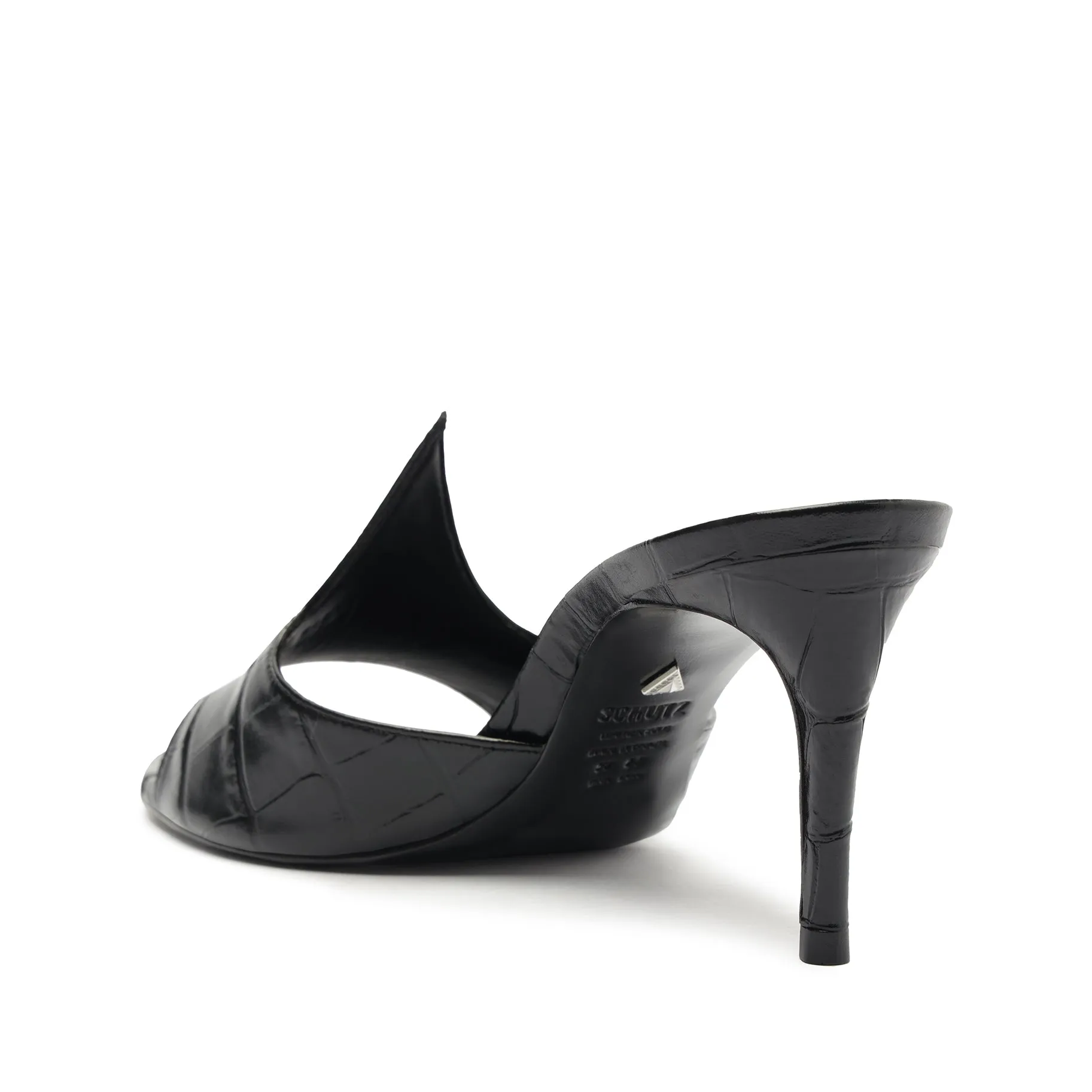 Carlie Mule Patent Leather Sandal
