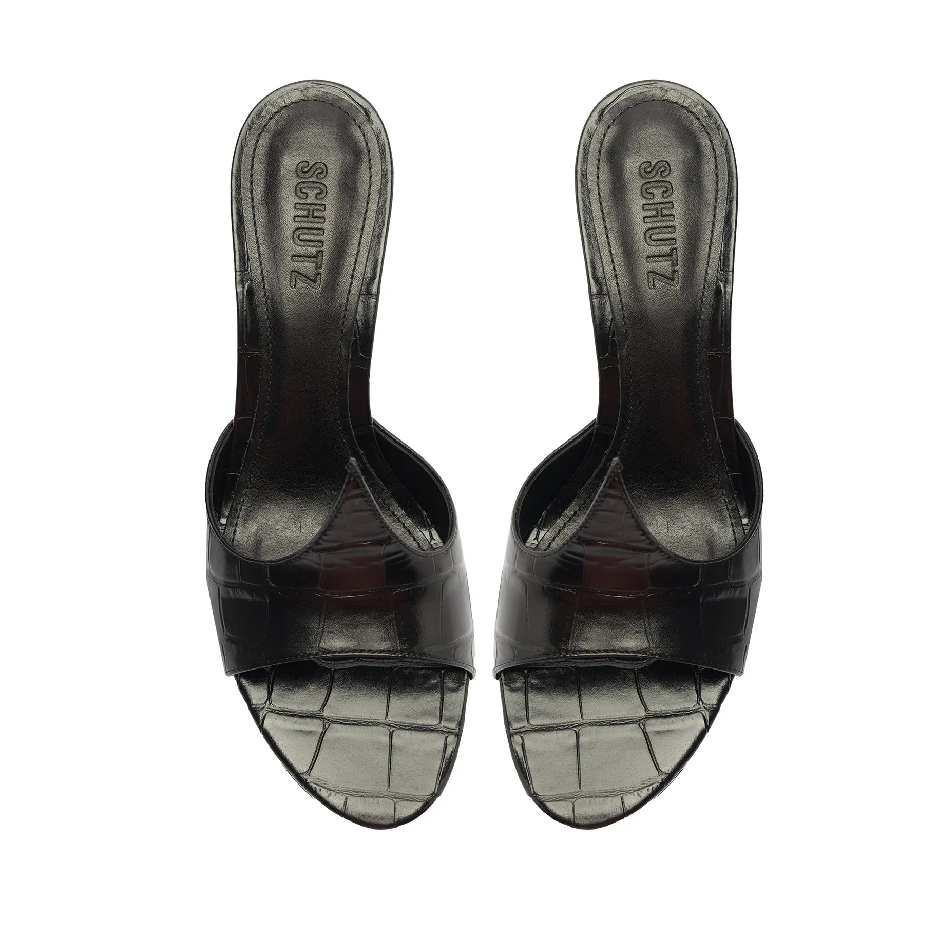 Carlie Mule Patent Leather Sandal