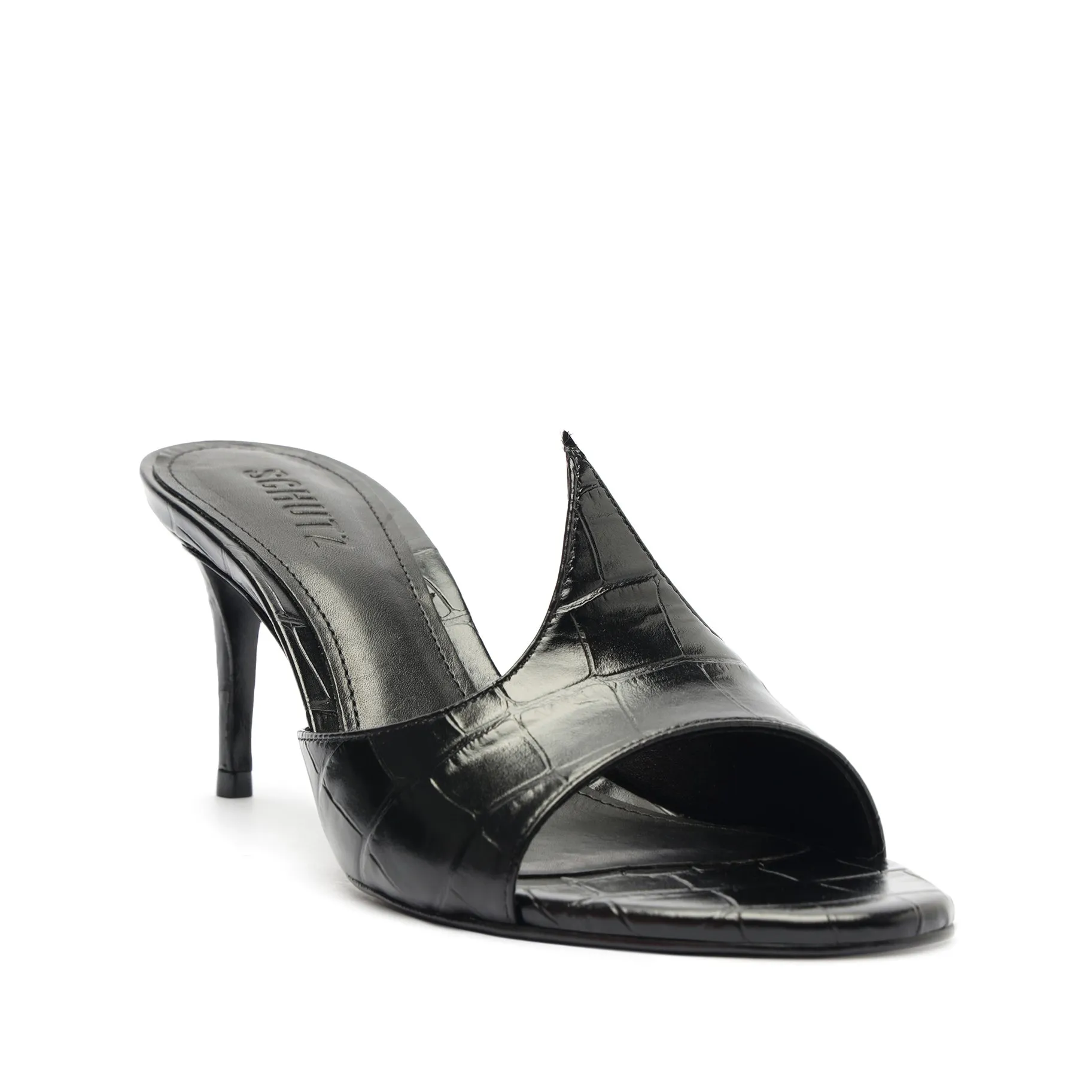 Carlie Mule Patent Leather Sandal