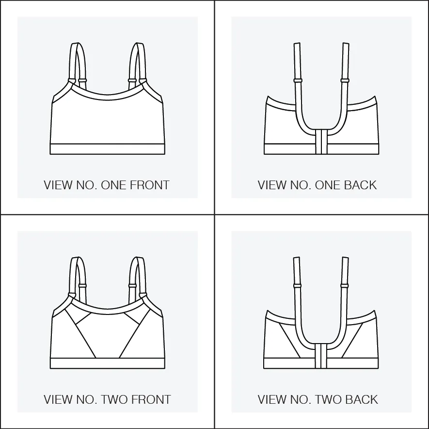 Cartesian Crop - Downloadable PDF Sewing Pattern