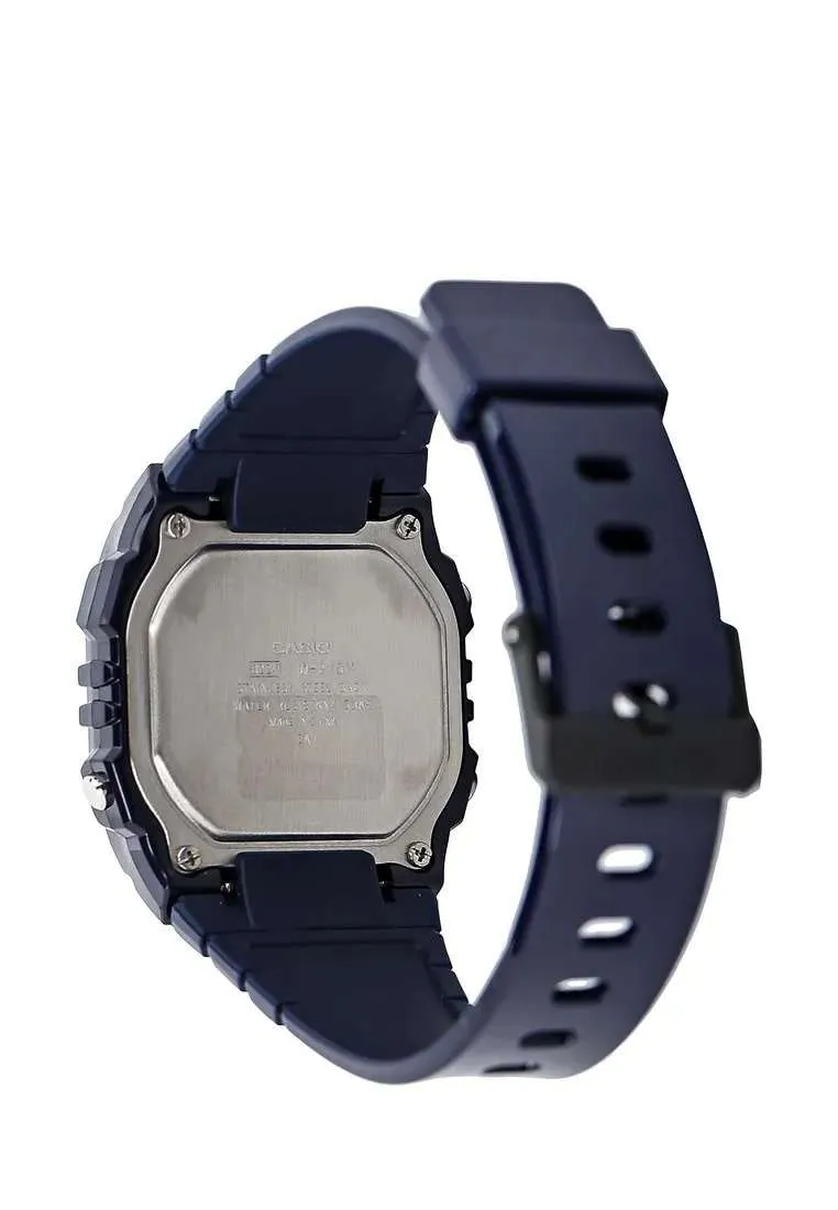 Casio Illuminator Blue Resin Strap Men's Watch| W-215H-2AVDF