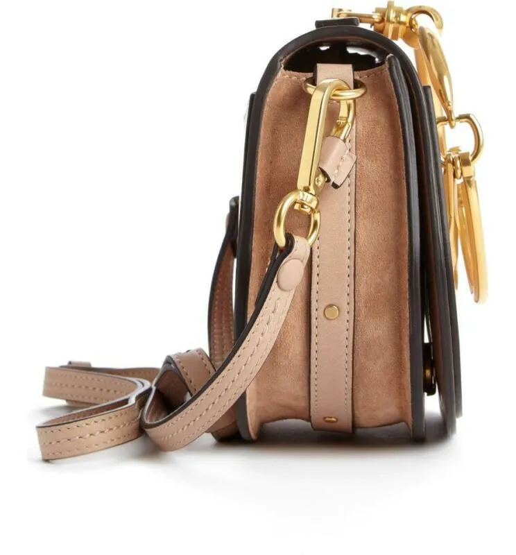 Chloé Crossbody Nile Small Bracelet Beige Leather Shoulder Bag