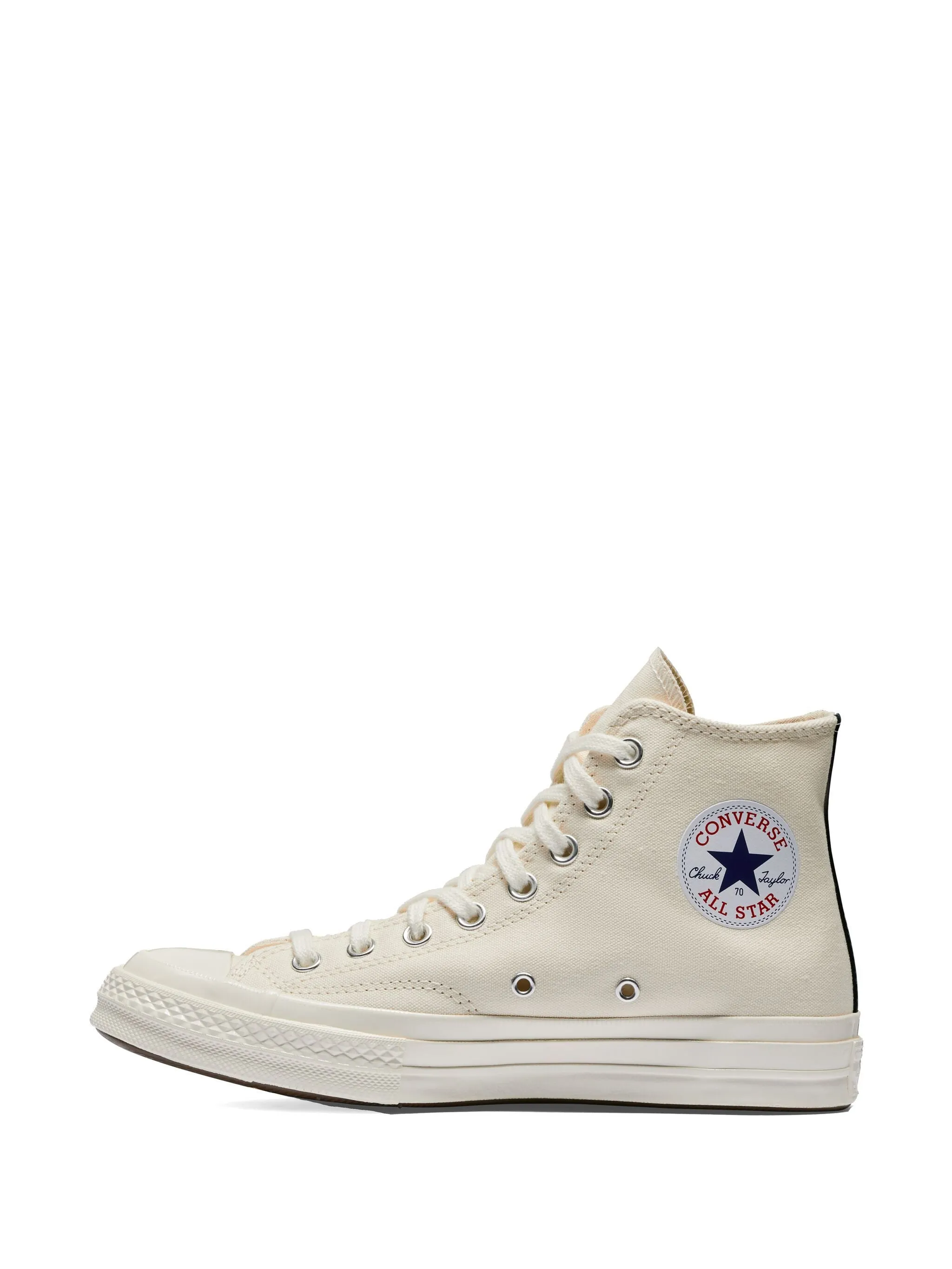 Converse Small Red Heart High Top Sneakers