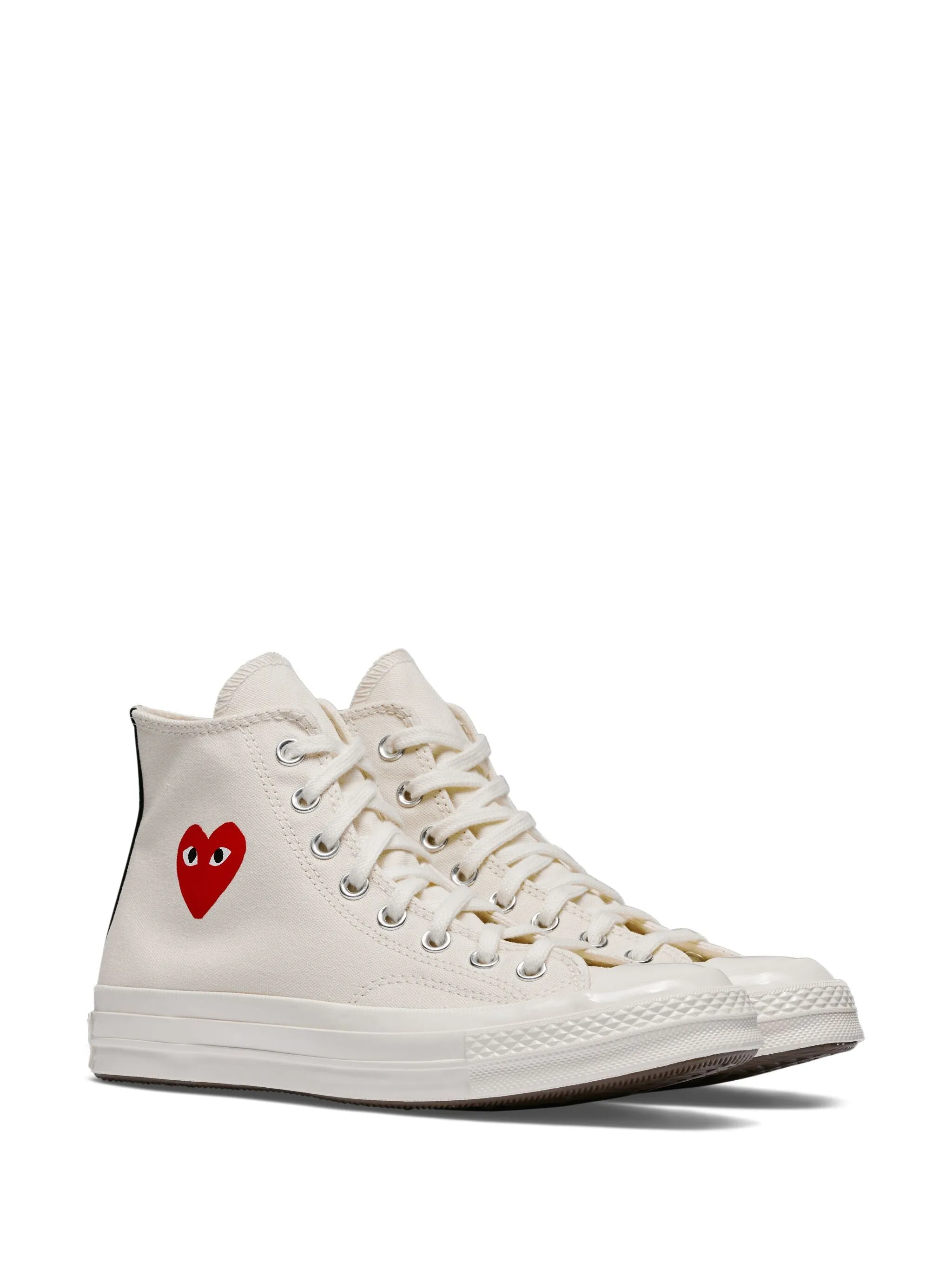 Converse Small Red Heart High Top Sneakers