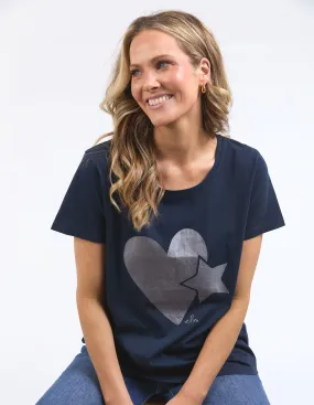 Cosmic Love Tee Navy