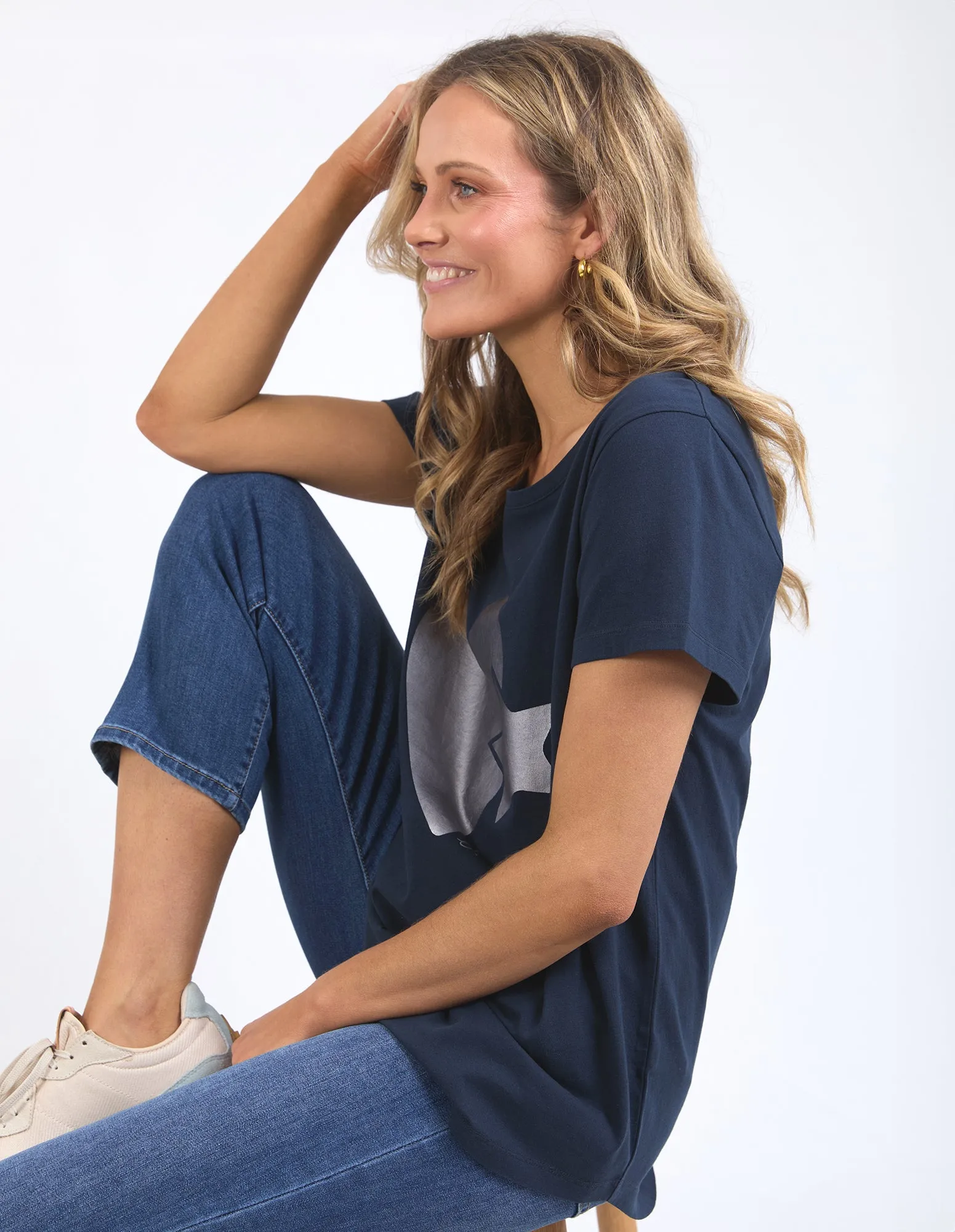 Cosmic Love Tee Navy