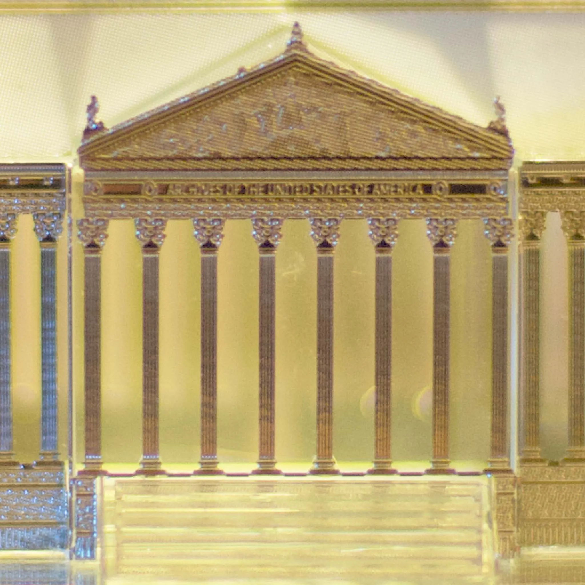 Crystal National Archives Building Scale Model