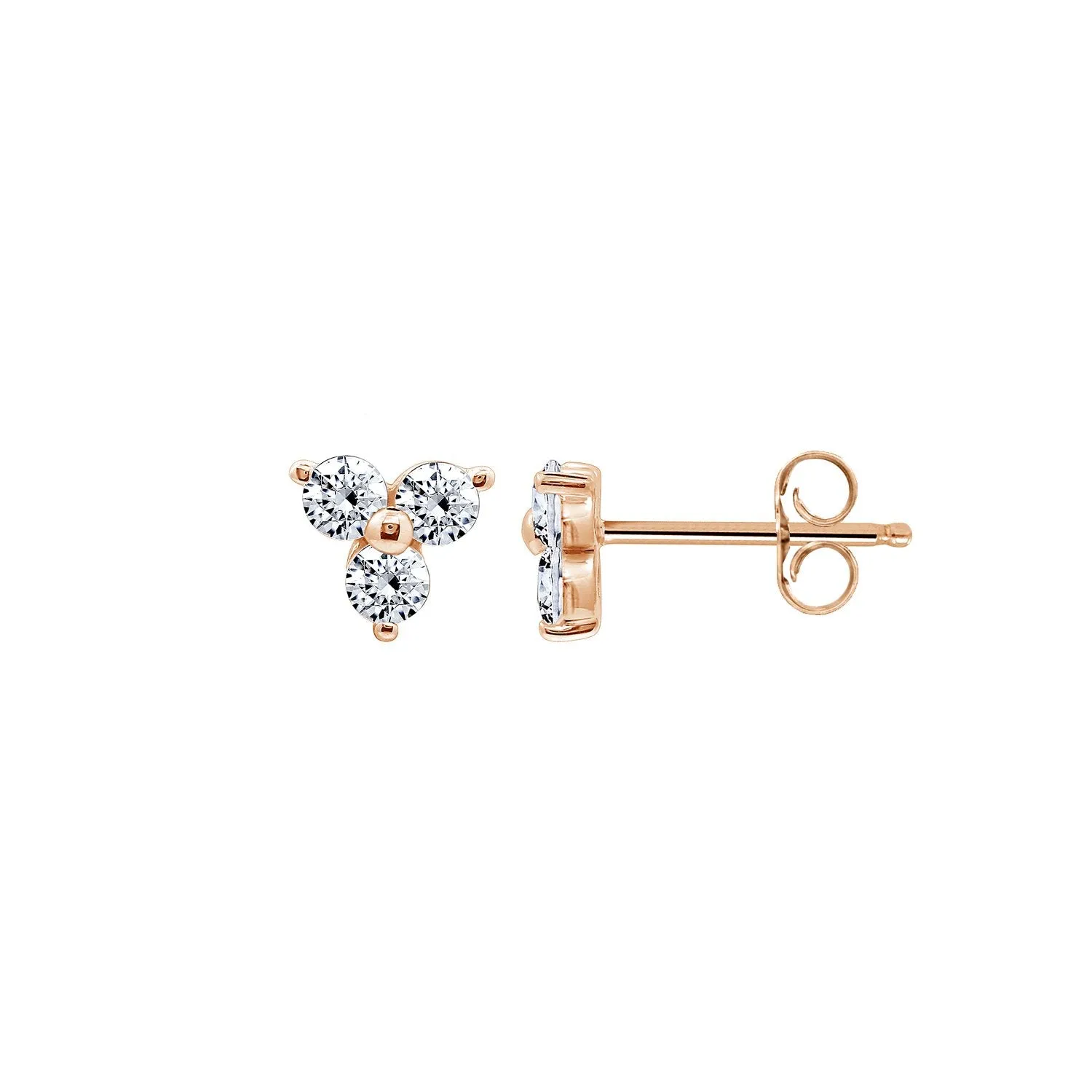 Dainty Lotus Stud Earrings